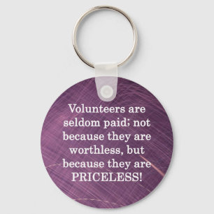 Priceless Volunteers Nyckelring