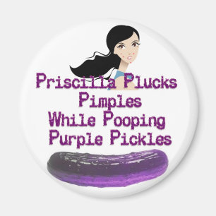 Pricilla tungabedragare magnet