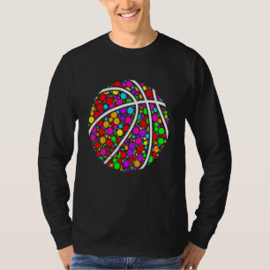 Prick-dagen Färgrik basket Internationella prick- T Shirt