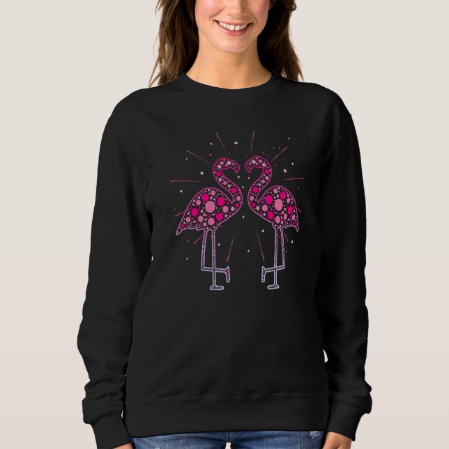 Prick Mönster Flamingo Fågel September Internation T Shirt (Framsida)