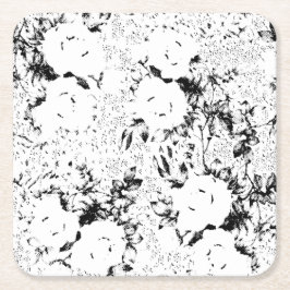 Prick, Svart Ko Pappersunderlägg Underlägg Papper Kvadrat