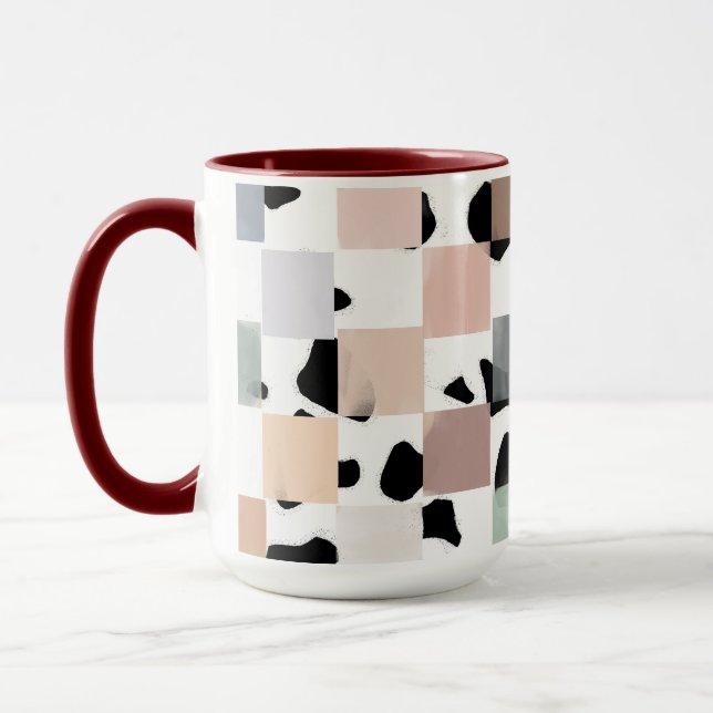 prickar och checkers mugg (Vänster)