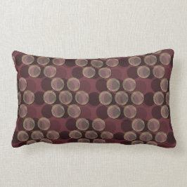 Prickar utan kommatecken - Merlot (21"x13" kudde) Lumbarkudde