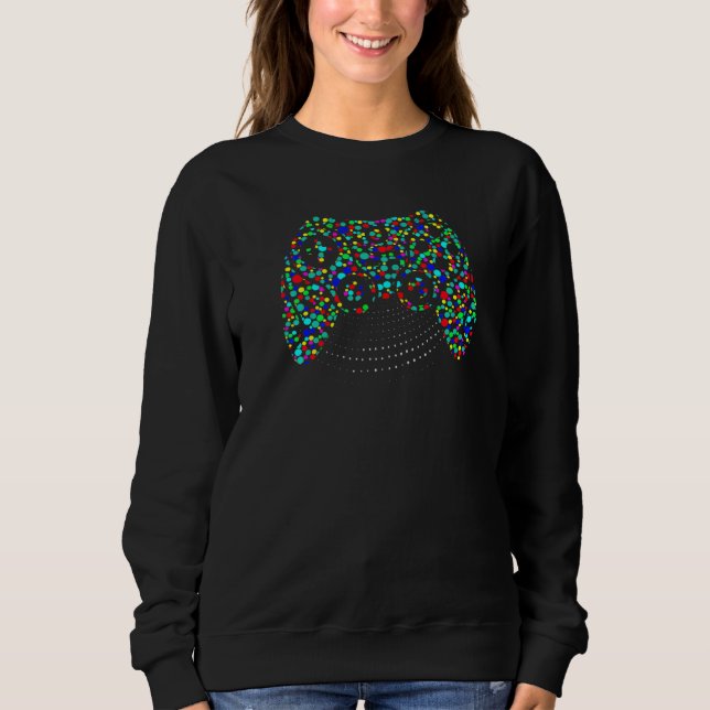 Prickdagsvideospelkontroll International Dot D T Shirt (Framsida)