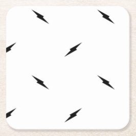 Pricken, Svart Pappersunderlägg Underlägg Papper Kvadrat