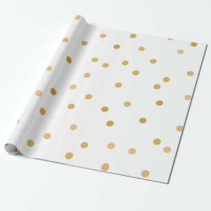 Pricker den guld- konfettin för elegant modern vi presentpapper