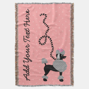 Pricker den moderna Retro rosa 50-tal för Mysfilt