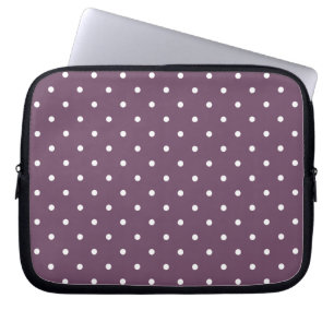 Pricker den purpurfärgade polkaen för laptop sleeve