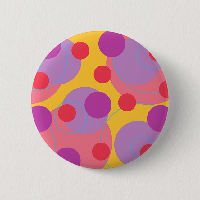 Pricker den roliga skumpan för Retro björnbär Knapp (Framsida)