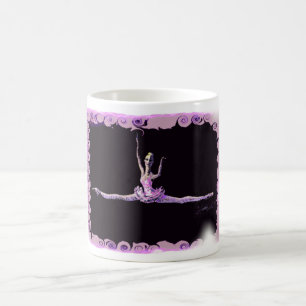 Pricker den stora Jete för ballerinaen polkaen Kaffemugg