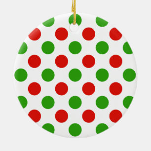 Pricker den stora polkaen för jul den keramiska julgransprydnad keramik