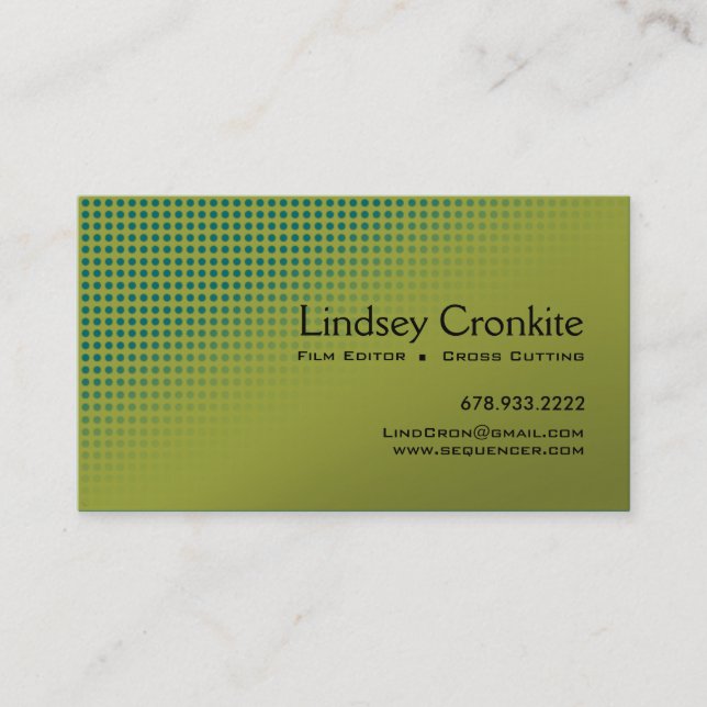 Pricker filmar redaktörHollywood Visitkort (Framsida)