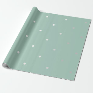 Pricker mycket litet litet för Polka grönt VIP f Presentpapper