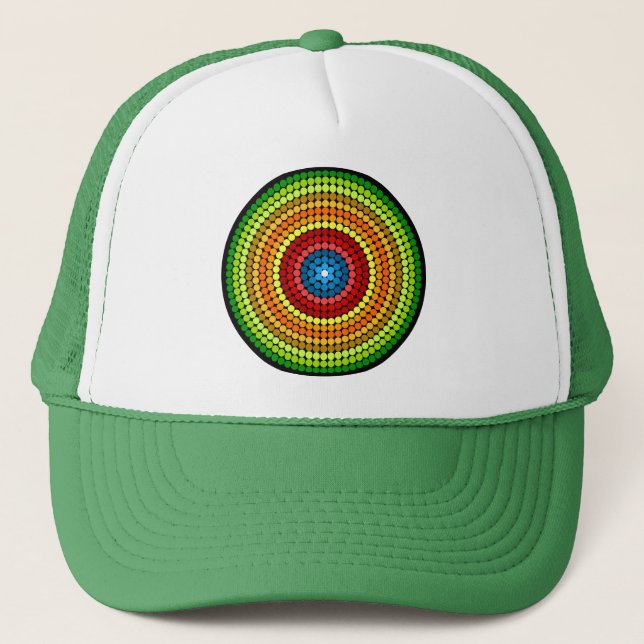 Prickig Abstrakt Mandala Konst Design-65904 Keps (Framsida)