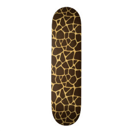 Prickig bakgrund för giraff skateboard bräda 19,5 cm