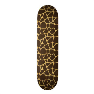 Prickig bakgrund för giraff skateboard bräda 19,5 cm