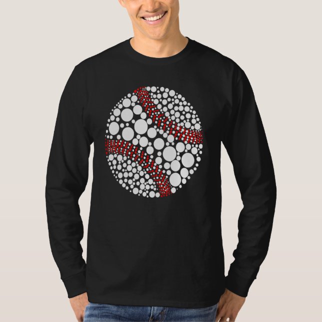 Prickig basebollspelare Internationella prickdagen T Shirt (Framsida)