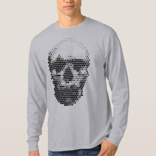 Prickig dödskalle t shirt