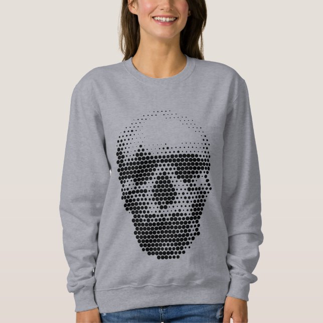 Prickig dödskalle t shirt (Framsida)