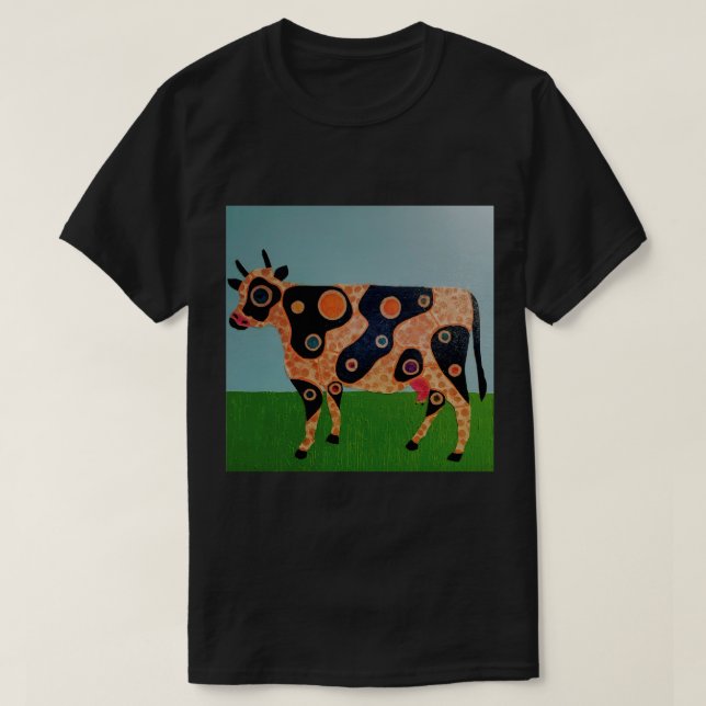 Prickig Fläckig Ko Tröja (Design framsida)