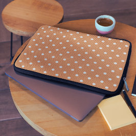 Prickig Glädje Orange Laptop Fodral