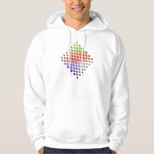 Prickig Hoodie för regnbåge