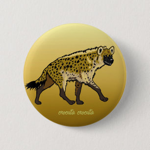 prickig hyena knapp
