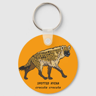 prickig hyena nyckelring