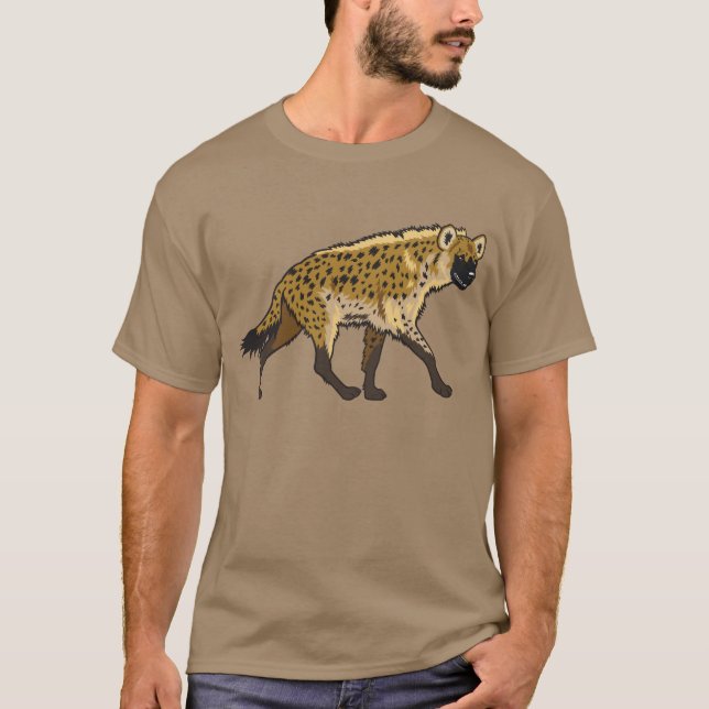 prickig hyena t-shirt (Framsida)