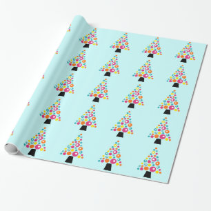 Prickig julgran presentpapper