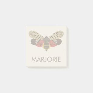 Prickig Lanternfly kryppersonlig Post-it Block