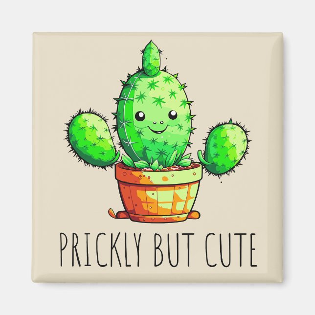 Prickig men söt magnet (Framsidan)
