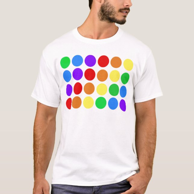 Prickig regnbåge t shirt (Framsida)