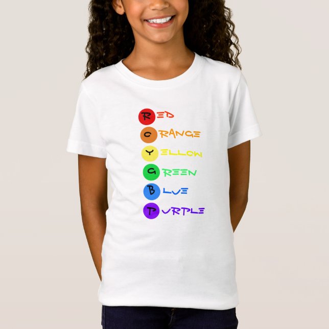 Prickig regnbåge tee shirt (Framsida)