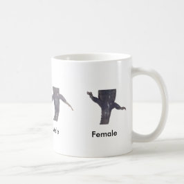 Prickig Salamandermanlig vs. den kvinnliga muggen Kaffemugg