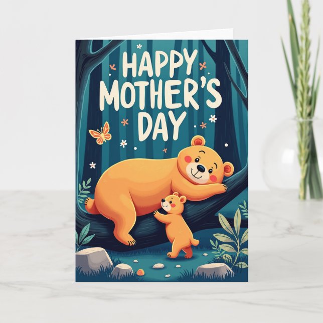 Prickig Skogs Kärlekskort Kort (Framsida)