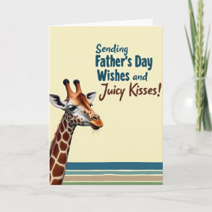 Prickig söta pappas dag-kort kort
