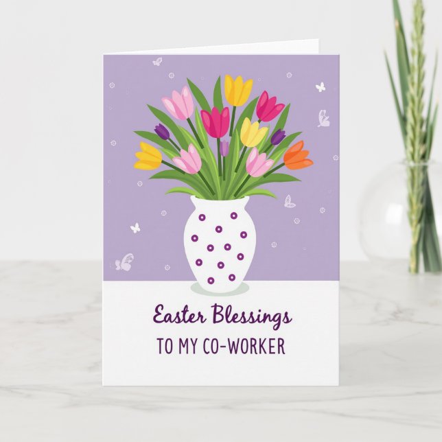 Prickig vas blommor kort (Framsida)