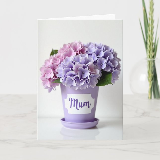 Prickiga Blommor Trädgårdskort Kort (Framsida)