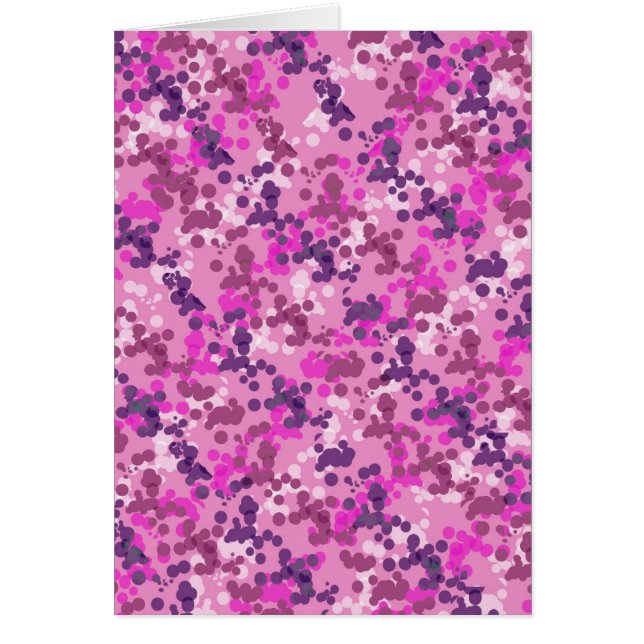 Prickiga Camo Hälsningskort (Framsidan)