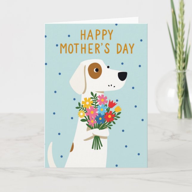 Prickiga Hundblommor Kort (Framsida)