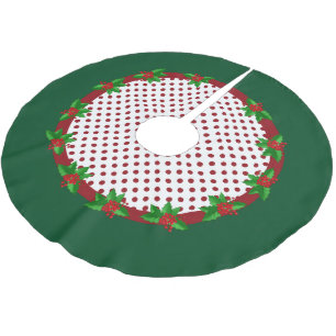 Prickiga julduk och julgransskynke i julgrönt julgransmatta borstad polyester