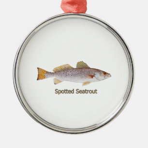 Prickiga Seatrout Julgransprydnad Metall