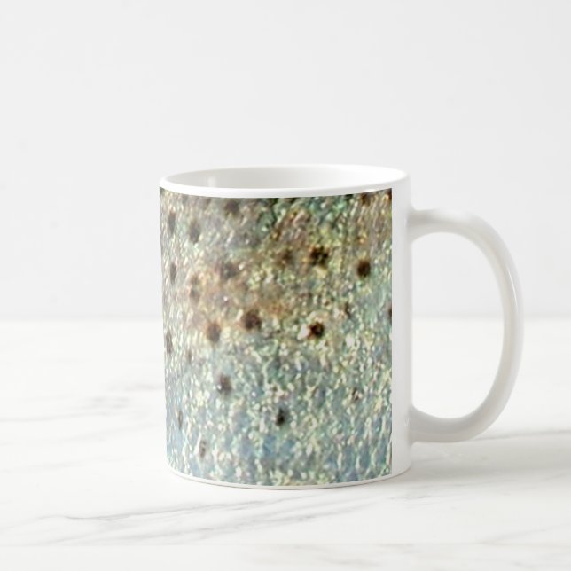 Prickiga "spräckliga" Seatrout vid PatternWear© Kaffemugg (Höger)