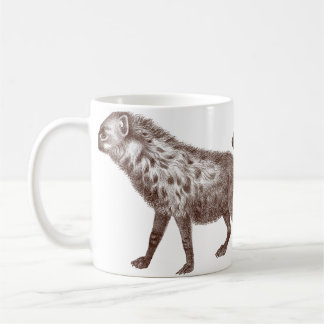 Prickiga två eller randiga Hyenas Kaffemugg
