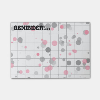 Prickigt geometriskt mönster post-it block