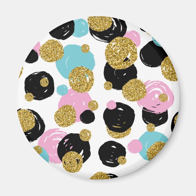 Prickigt Mönster 10 Magnet (Framsidan)