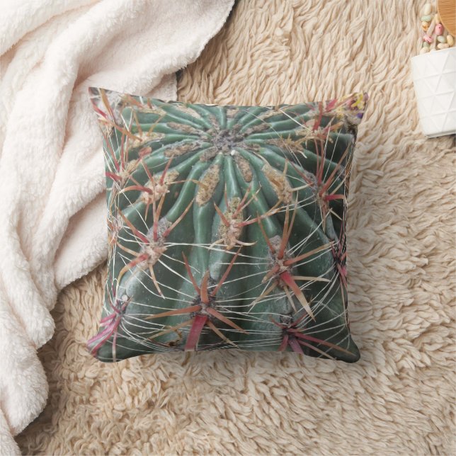 Prickly Cactus Desert Plants Southwest Design Kudde (Filt)