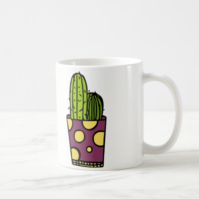 Prickly Före kaffe - kaffe Mugg (Höger)