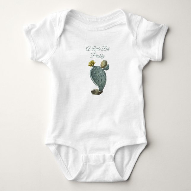 Prickly Pear Babyblus T Shirt (Framsida)